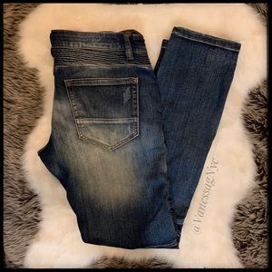 Kilogram Distressed Blue Jeans Sz 36